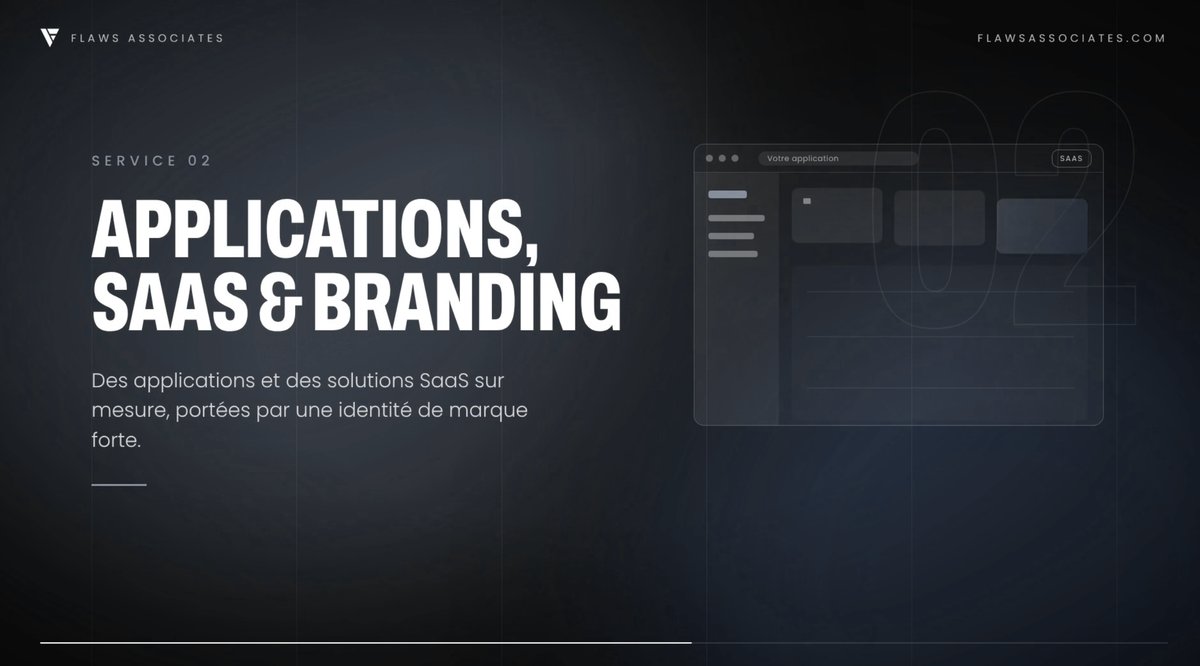 Visuel Service 02 : applications, SaaS et branding